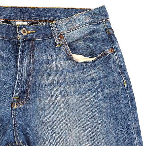 Lucky Brand Jeans Mens 34 Straight Leg Relaxed Baggy Medium Wash Denim - Picture 4 of 13